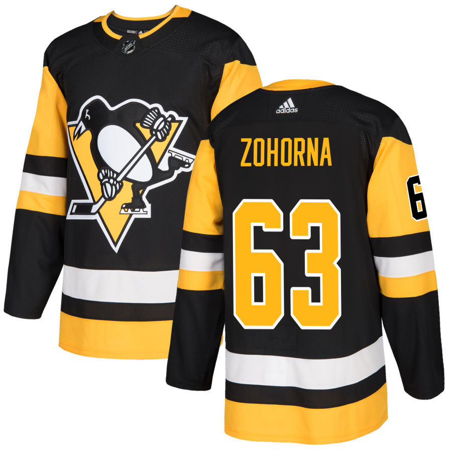 Radim Zohorna Pittsburgh Penguins adidas Authentic Jersey - Black
