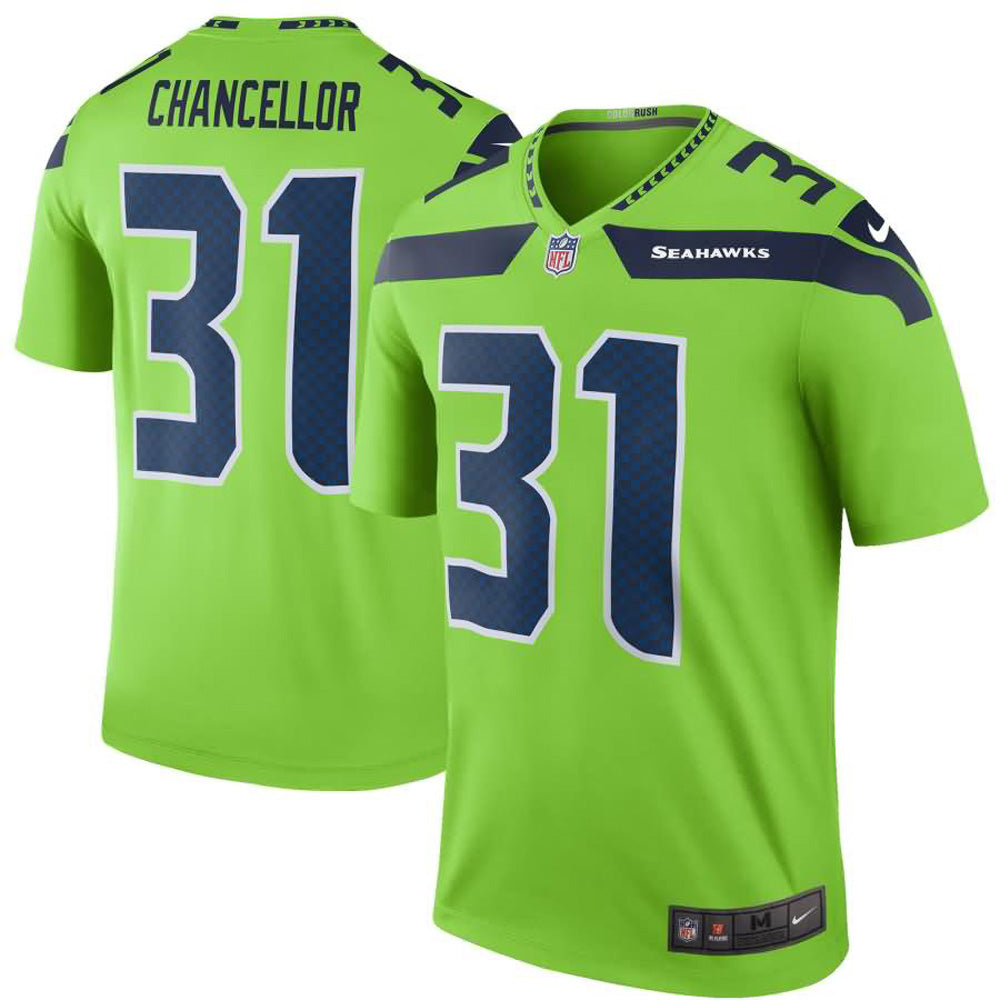 Youth Seattle Seahawks Kam Chancellor Legend Jersey - Green