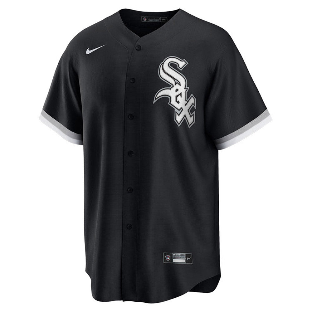 Men's Chicago White Sox Dylan Cease Cool Base Replica Alternate Jersey - Black