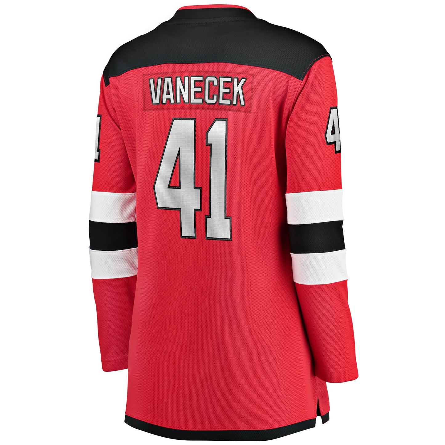 Vitek Vanecek New Jersey Devils Fanatics Branded Women's Home Breakaway Player Jersey - Red