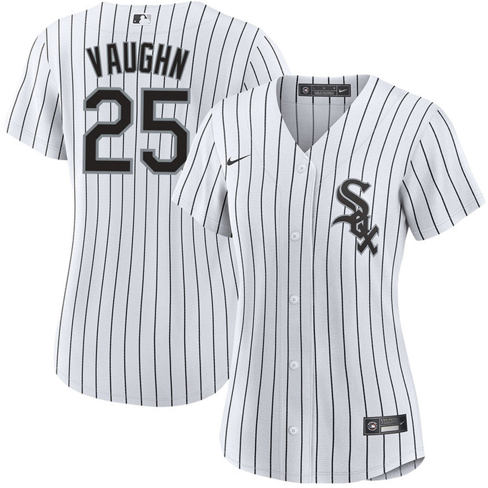 Women's Chicago White Sox Andrew Vaughn Cool Base Replica Home Jersey - White
