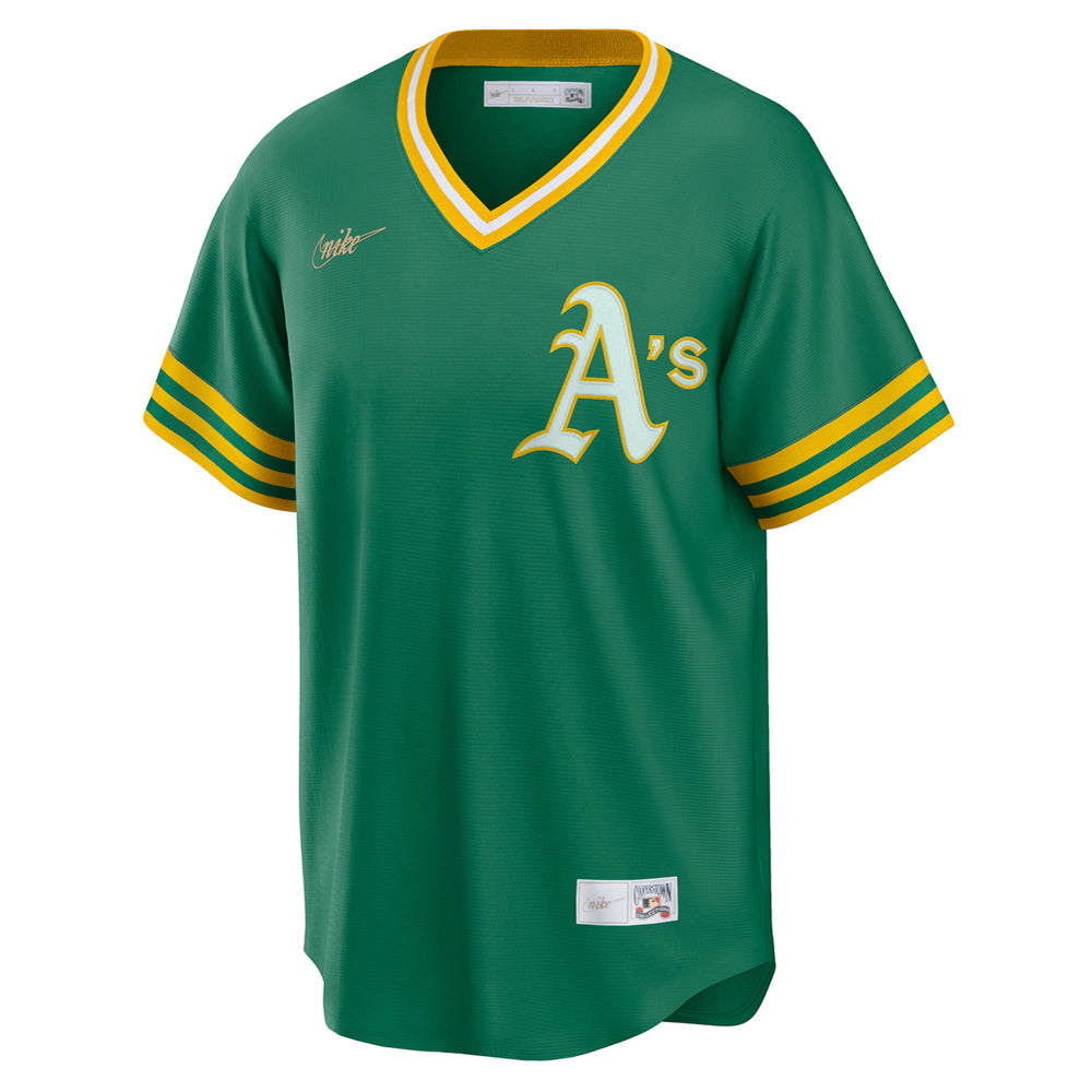 Men's Oakland Athletics Reggie Jackson Road Cooperstown Collection Player Jersey - Kelly Green