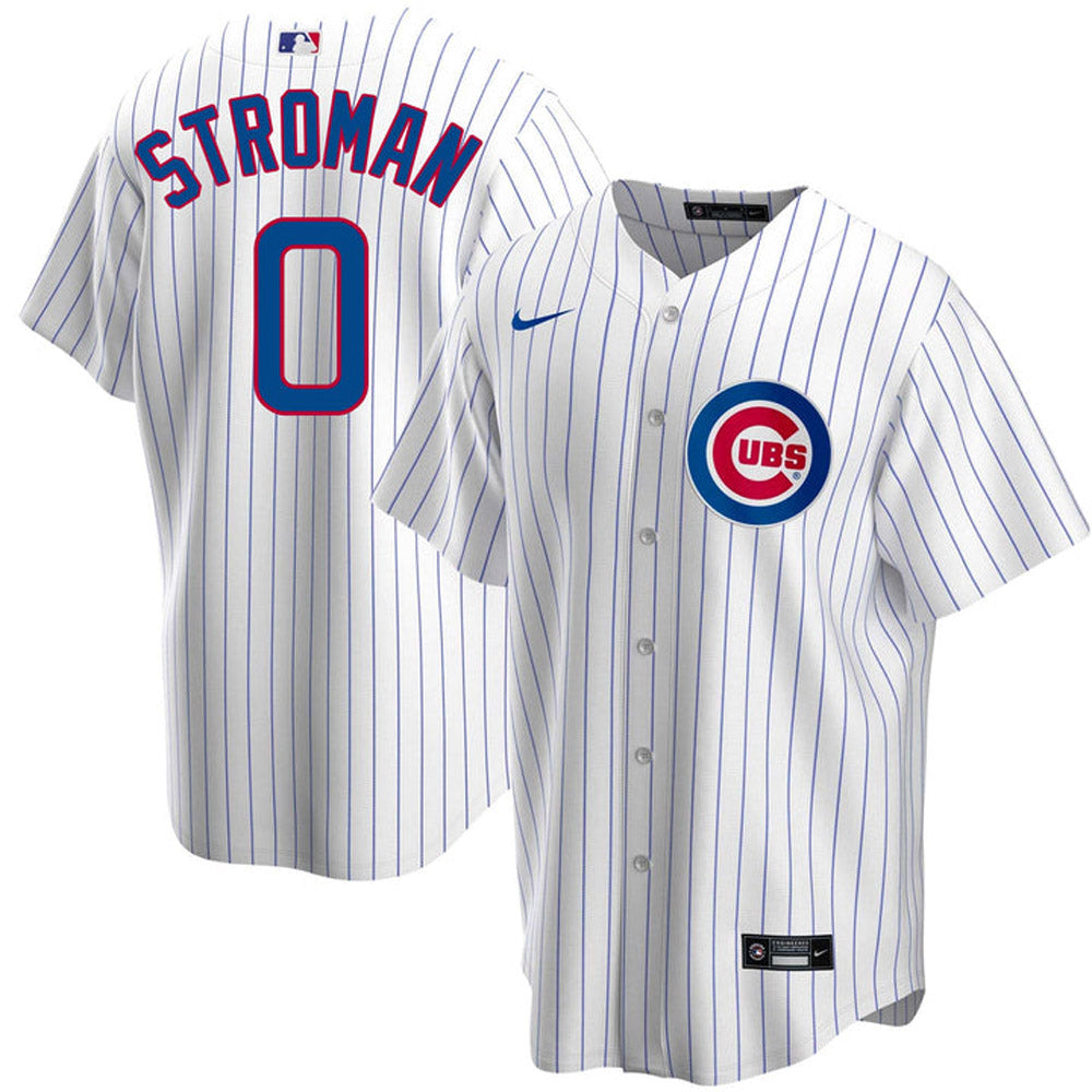 Men's Chicago Cubs Marcus Stroman Cool Base Replica Home Jersey - White